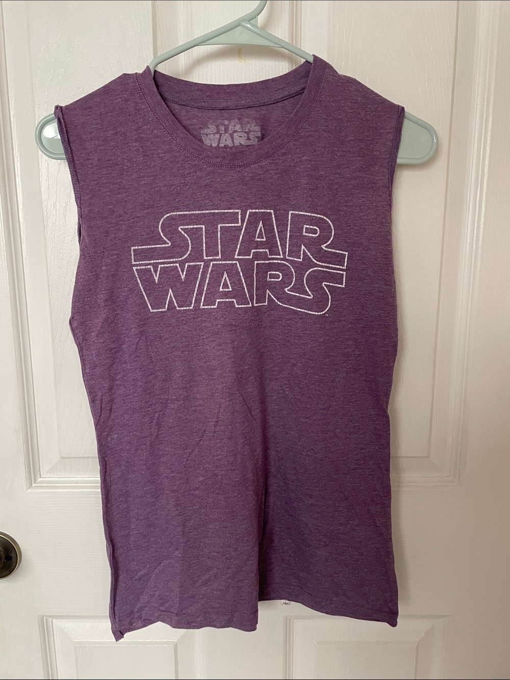 Star Wars Purple Sleeveless Graphic Tank for Kids